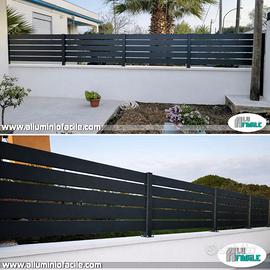 Doga alluminio recinto verniciato giardino esterno