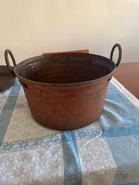 Paiolo antico in rame