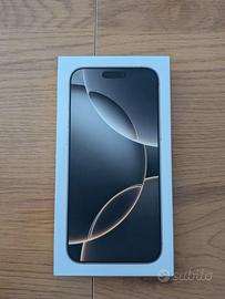 iPhone 16 pro max 256gb titanio naturale come nuov