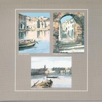 Cartellina Grigia Litografie Aldo Riso 23x17