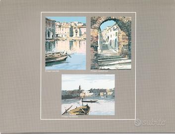 Cartellina Grigia Litografie Aldo Riso 23x17