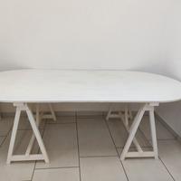 tavolo multistrato bianco