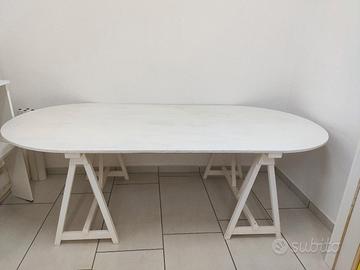 tavolo multistrato bianco