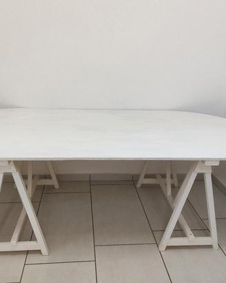 tavolo multistrato bianco