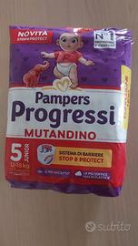 160 Pannolini pampers progressi mutandino tg5