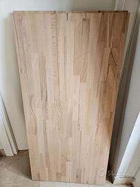 2 tavole di faggio lamellare