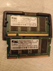 Memorie RAM da 512 200 PIN Mb PC 2700 per notebook