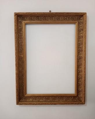 Cornice antica dorata restaurata fine 800
