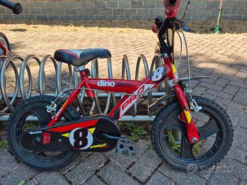 Dino Bike 123 rossa con rotelle