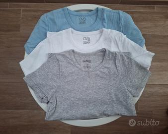 Lotto 3 t shirt caldo cotone bimbo