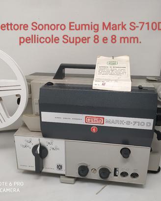 Proiettore sonoro Eumig Mark S-710D per pellicole 