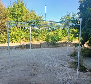 struttura gazebo in ferro