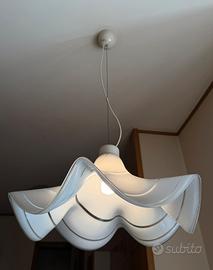 Lampadario “fazzoletto” Murano anni ‘70