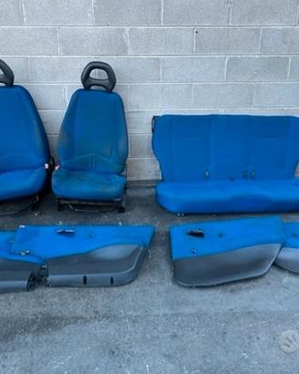 Sedili blu chiaro Fiat Punto 2000 5 porte