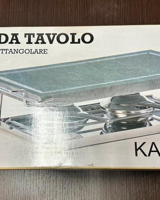 Grill da tavolo Kasanova con pietra ollare