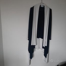 Cardigan donna Blu e Bianco taglia unica
