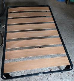 rete letto a doghe una piazza e mezza