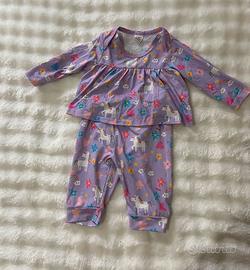 Completo viola con unicorno 🦄 per neonata