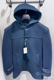 Cappotto uomo blu navy.