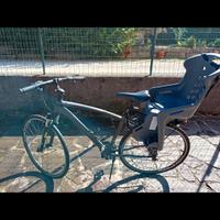 citybike con seggiolino per bambino 