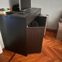 Mobiletto scrivania porta pc