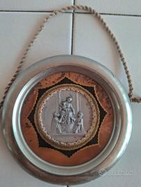 Medaglione devozionale vintage, Madonna di Pompei