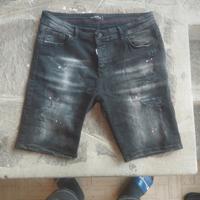 jeans corti dsquared2 uomo 