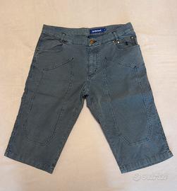 Bermuda Jeckerson Gessati Grigio Scuro Taglia 30