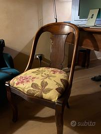 2 sedie stile impero 1800