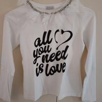 Maglia bianca Jeycat 10 anni