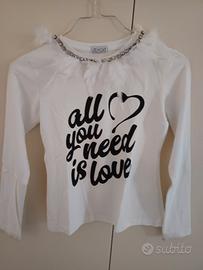 Maglia bianca Jeycat 10 anni