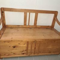 panca in legno da restaurare