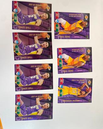 Lotto 7 Carte NBA Lazers
