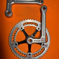 Guarnitura PMP 53-42 Eroica pedivelle RARE a L90°