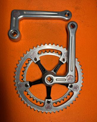 Guarnitura PMP 53-42 Eroica pedivelle RARE a L90°