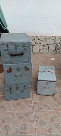 scatole vintage militari