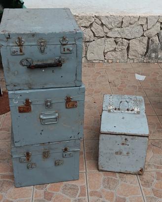 scatole vintage militari