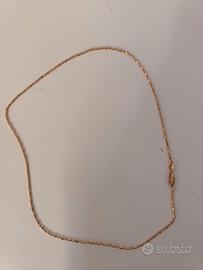collana oro 750