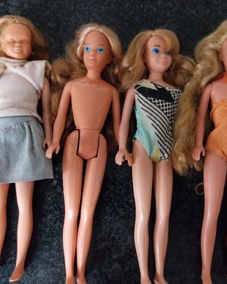 BARBIE SKIPPER 4 BAMBOLE VINTAGE 