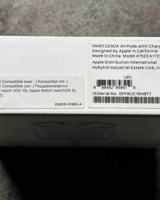 scatola per AirPods di 1ª Generazione (Modello MME