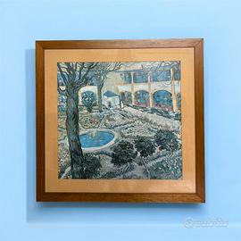 Van Gogh stampa “giardino ospedale Saint Paul”