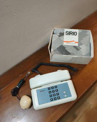 Telefono fisso vintage Sirio , capolavoro Giugiaro
