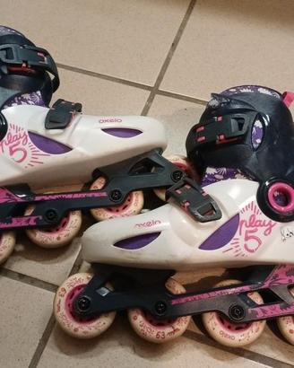 pattini in linea per bambina.