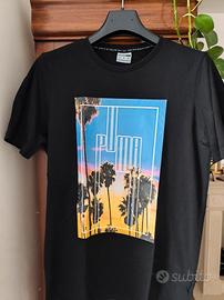 Maglietta Puma con stampa spiaggia Los Angeles 