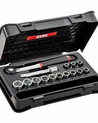 Set bussole USAG 604 1/2 ED 15pz Nuovo Sigillato