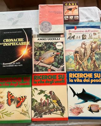 Libri animali, natura e misteri – 8 volumi