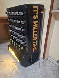 Cantinetta Frigo con insegna birra Miller Vintage