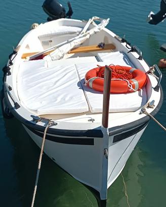 Barca Gozzo  Cinqueterre 4.80 + motore Mercury 9.9