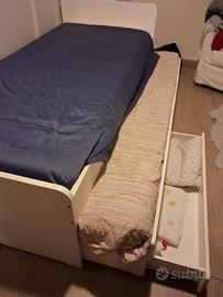 letto doppio completo di materassi