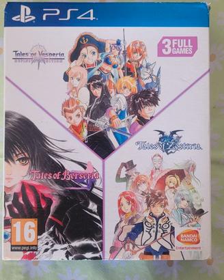 Tales of Berseria + Zestiria + Vesperia ps4 collec